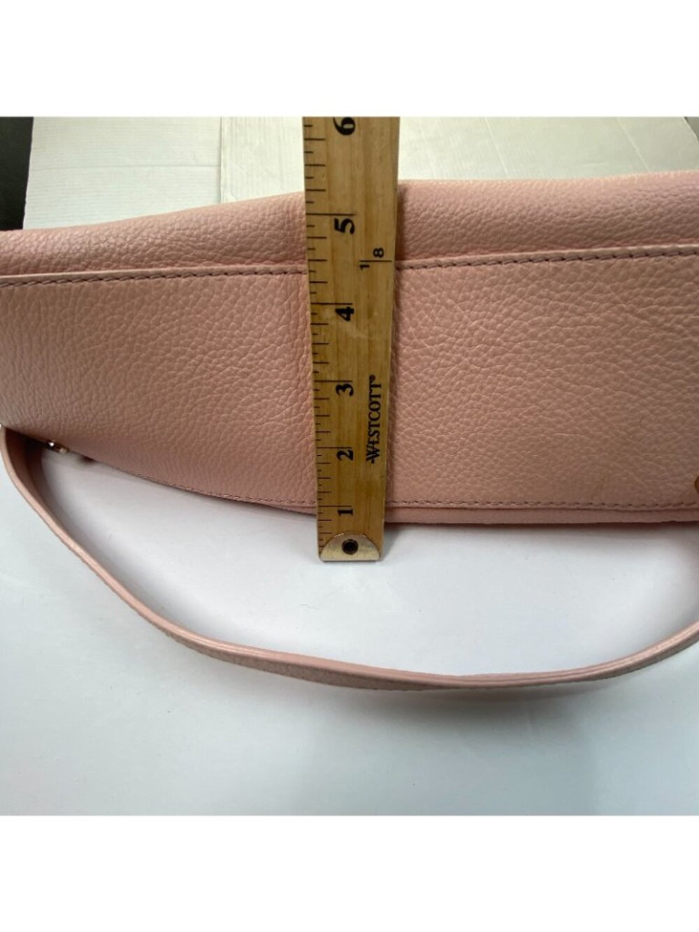 Light Pink Pebbled "Kate Spade" Crossbody Bag And DustBag - Picture 3 of 16
